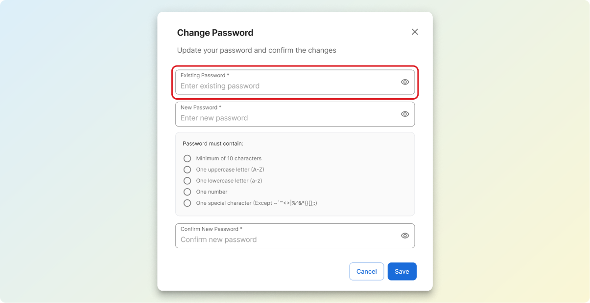 Current-password